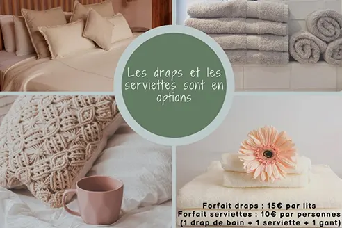 Ensemble de draps et serviettes