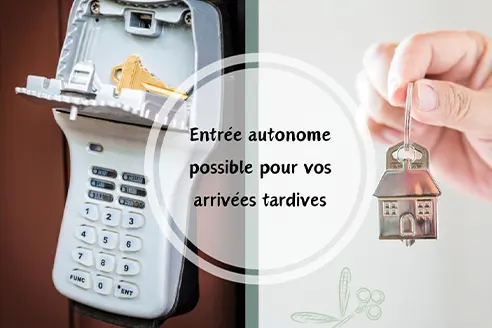 Boîte à clefs avec porte-clé