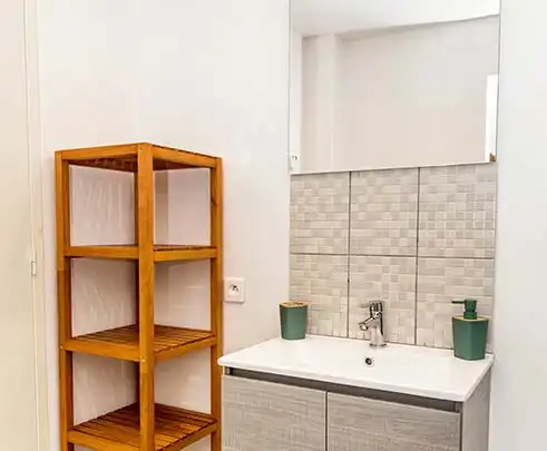 Chambre avec lit