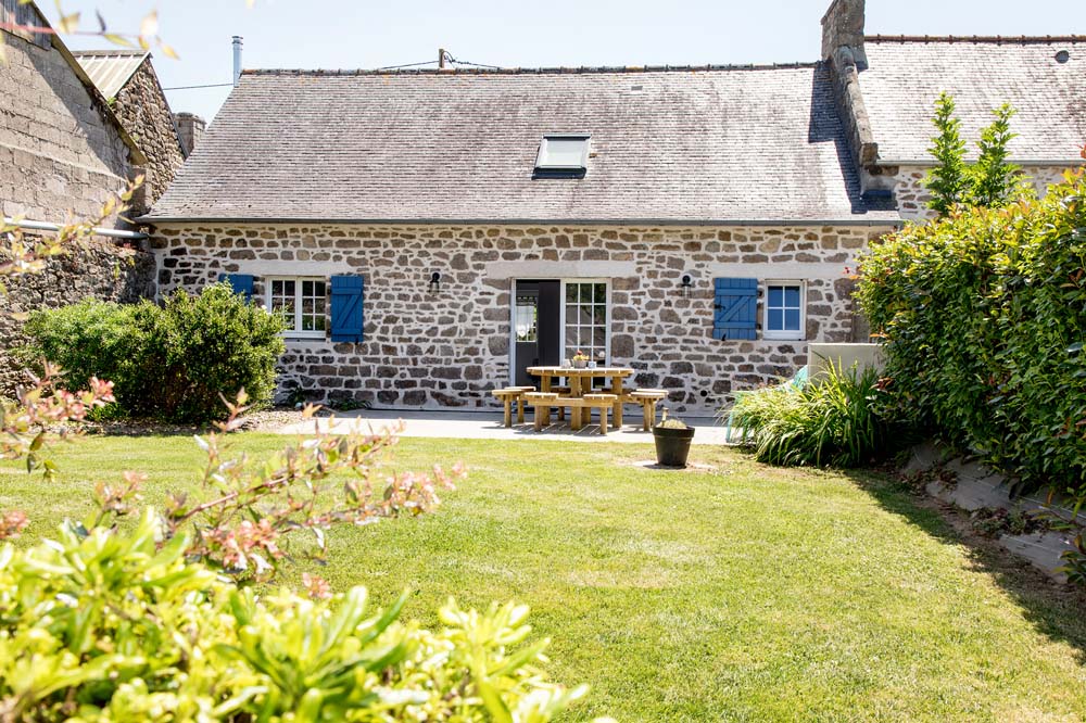 Terrasse arrière du gîte