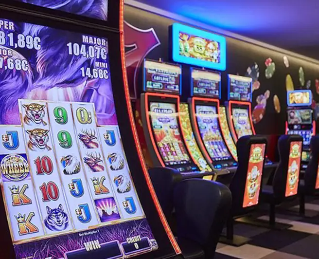 Machine à sous dans un casino
